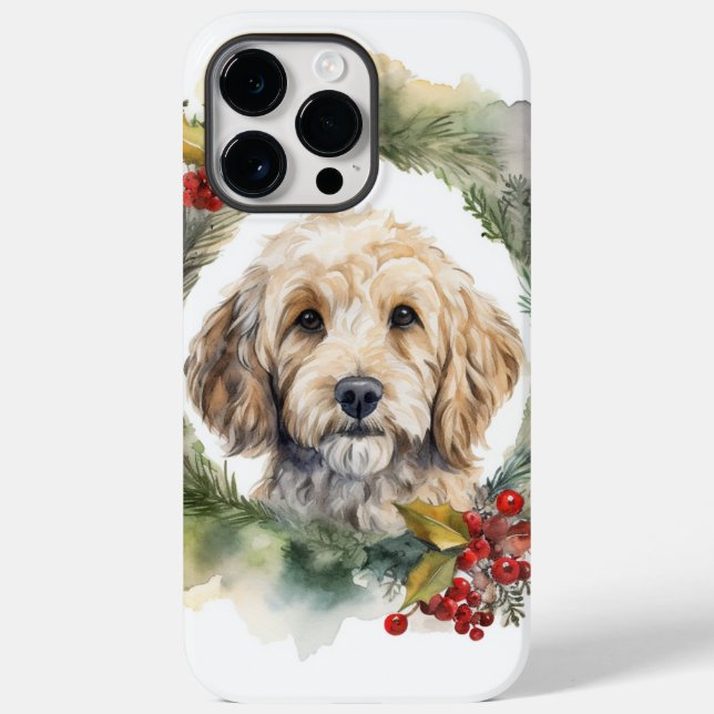 Cockapoo Weihnachtsfeier Festliche Jungfrau Case-Mate iPhone 14 Pro Max Hülle (Rückseite)