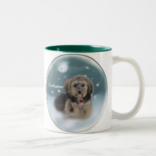 Cockapoo Weihnachtsgeschenke Zweifarbige Tasse