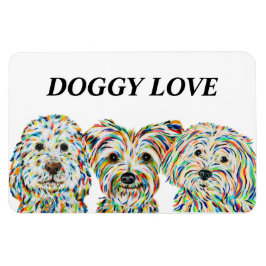 Cockapoo, Yorkshire Terrier und Maltipoo Magnet