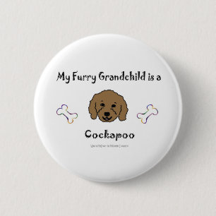 CockapooBrown Button