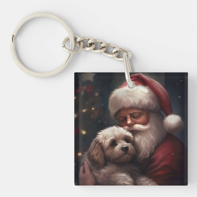 Cockapou avec Noël Festif du Père Noël (Devant)