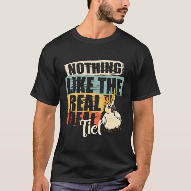 Cockatiel Bird Parrot Bird Watching Ornithologe T-Shirt (Vorderseite)