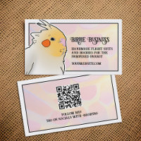 Cockatiel Bird Züchter Parrot Toy Social Media QR