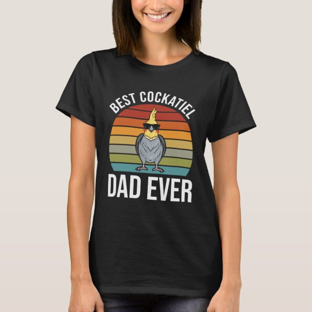 Cockatiel Dad  Cockatiel T-Shirt (Vorderseite)
