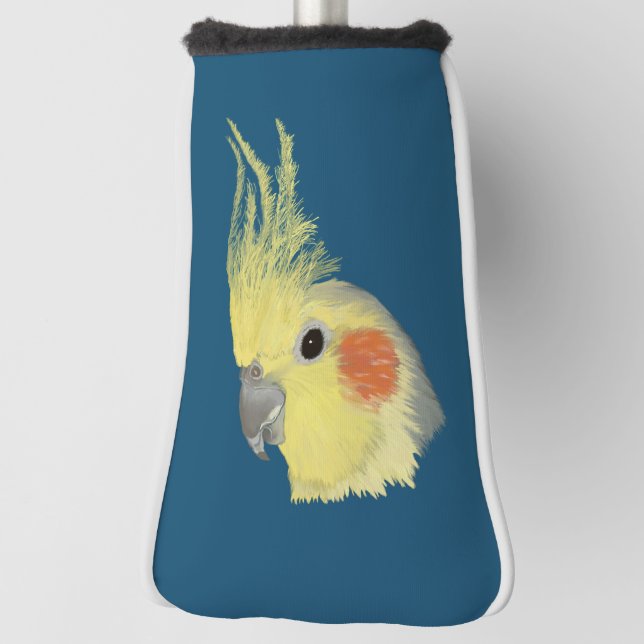 Cockatiel Golf Headcover (Rotieren 90)
