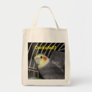 Cockatiel Grocery Tote Bag Tragetasche