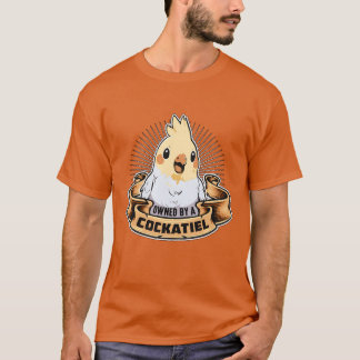 Cockatiel im Besitz eines Cockatiel Ziervogel T-Shirt