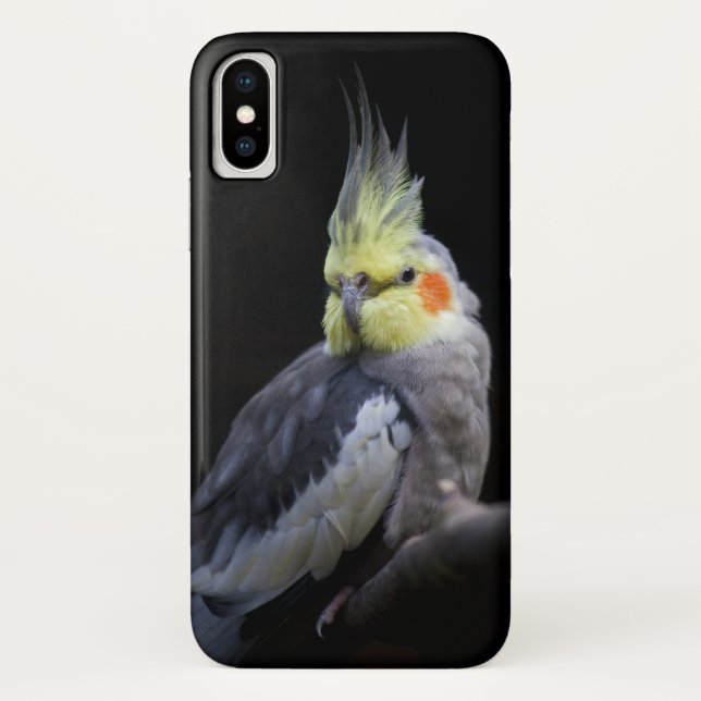 Cockatiel iPhone X Case (Rückseite)