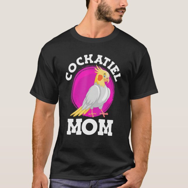 Cockatiel Mom Bird  Parakeets Mommy Bird Women T-Shirt (Vorderseite)