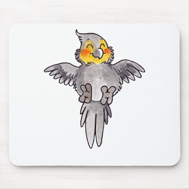 Cockatiel Mousepad (Vorne)
