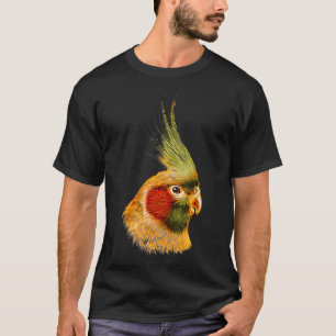 Cockatiel Pet Bird Novel Design of Wildlife, Natu T-Shirt