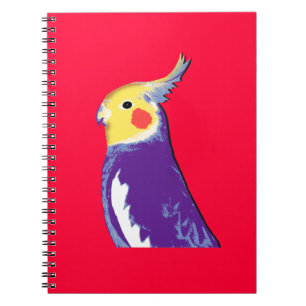 Cockatiel-Pop-Kunst Notizblock