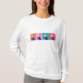 Cockatiel-Pop-Kunst T-Shirt