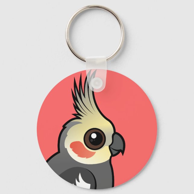 Cockatiel Schlüsselanhänger (Vorderseite)