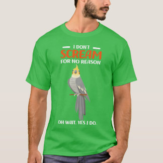 Cockatiel spendet Vögel Funny Girl T-Shirt