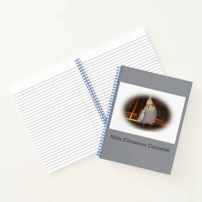 Cockatiel Spiral Notebook Notizbuch (Innenseite)