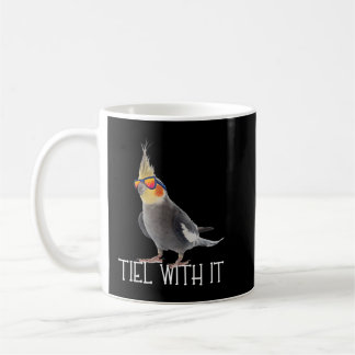 Cockatiel Teil mit It Grey Bird Eigentümer - Tiel  Kaffeetasse