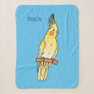 Cockatiel-Vogel-Cartoon Sherpadecke