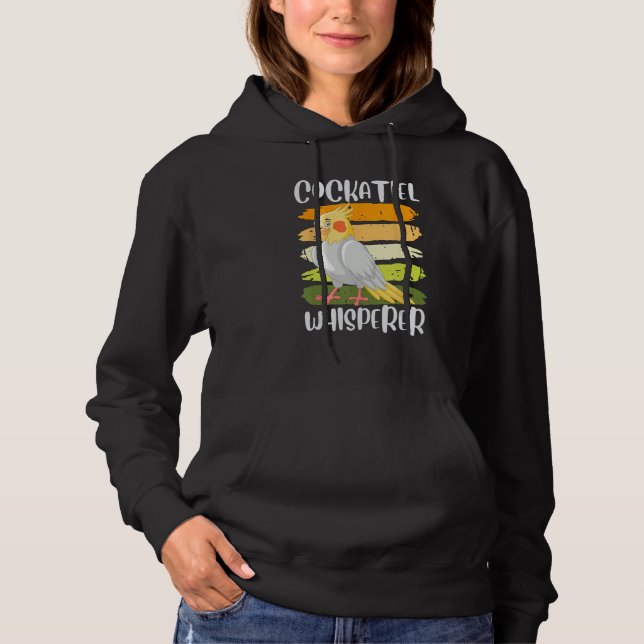 Cockatiel Whisperer Cockatiels Parakeet Birds Bird Hoodie (Vorderseite)