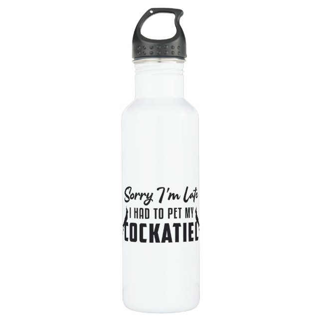 Cockatieleigentümer, die ich mit meinen cockatiele edelstahlflasche (Vorderseite)
