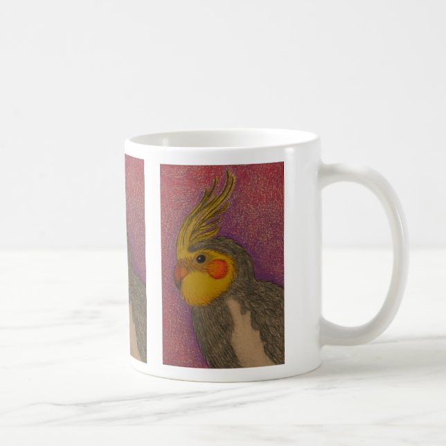 Cockatielkaffee-Tasse Kaffeetasse (Rechts)