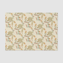 Cockatoo and Pomegranate Pattern