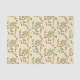 Cockatoo and Pomegranate Pattern Seidenpapier
