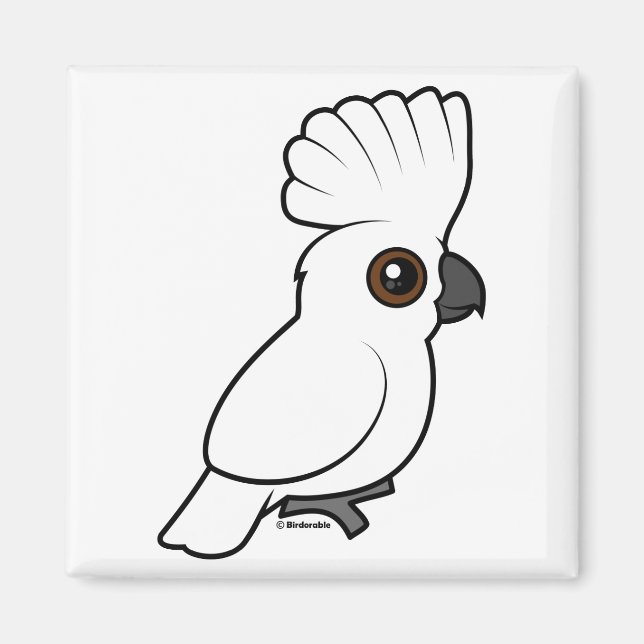 Cockatoo (aufgewachsen) magnet (Vorne)