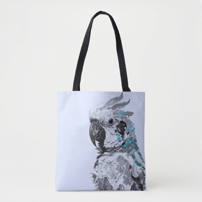 Cockatoo Blue Tote Bag Tasche (Vorderseite)