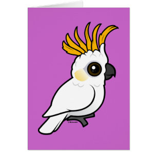 Cockatoo Gelb-mit Haube (Wappen oben)