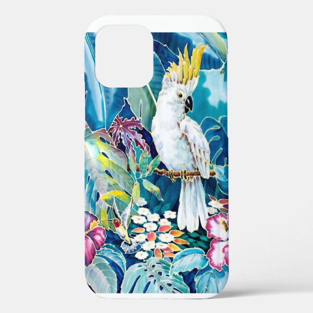 Cockatoo Hummingbird Tropical Print Case-Mate iPhone Hülle (Rückseite)