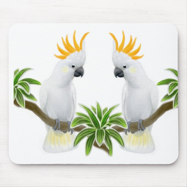 Cockatoo-Liebe Mousepad (Vorne)
