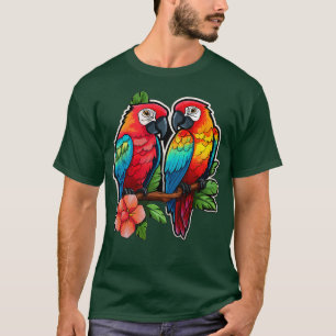 Cockatoo Parakeet Macaws Papagei 3 T-Shirt