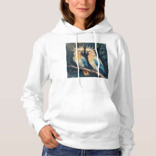 Cockatoo Parrot Couple Hoodie