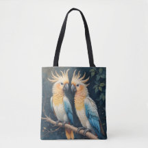 Cockatoo Parrot Couple
