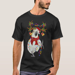 Cockatoo Schöne Weihnachtsbaum Rentier Licht Xm T-Shirt
