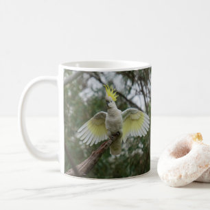 Cockatoo Spreading Wings Bird Australien Kaffeetasse