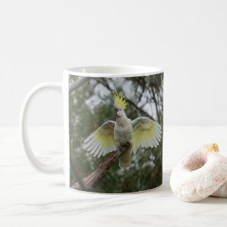 Cockatoo Spreading Wings Bird Australien Kaffeetasse
