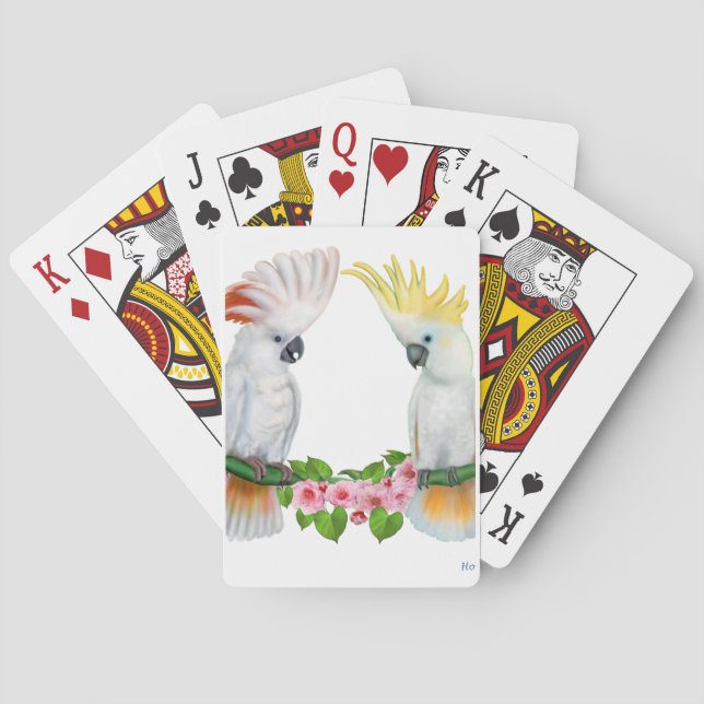 COCKATOO-UMWERBUNG SPIELKARTEN (Rückseite)