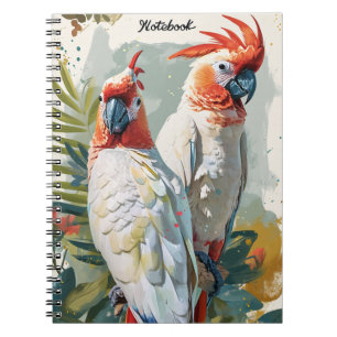 Cockatoos Vintage Notizblock