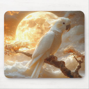 Cockatop Parrot Fantasy Dreamscape Mousepad