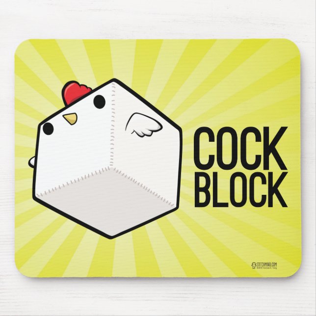 Cockblock Mouspad Mousepad (Vorne)