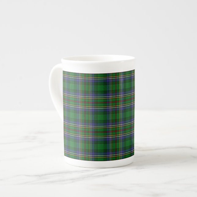 Cockburn Tartan Prozellantasse (Vorderseite Links)