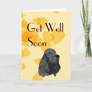 Cocker ~ Ich habe meinen schwarzen Cocker Liebe Karte