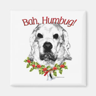 Cocker Spanel Bah Humbug Magnet