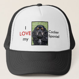 Cocker Spanel Ball Cap Truckerkappe