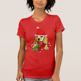 Cocker Spanel Christmas Merry T-Shirt