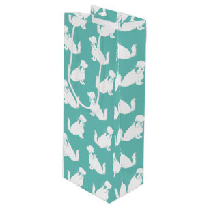 Cocker Spanel Dog Puppy Geschenktüte Für Weinflaschen