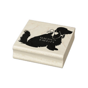 Cocker Spanel Dog Puppy Gummistempel
