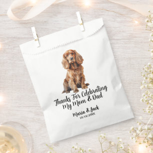 Cocker Spanel Full Color Pet Wedding Geschenktütchen